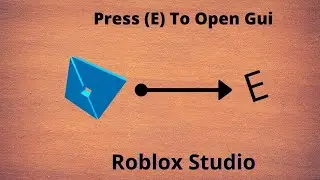 How to make a Gui Visible on Pressing E | Roblox Studio