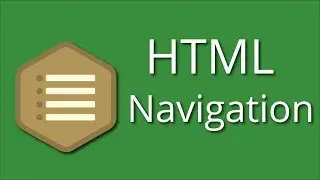 Navigation In HTML5 | How To Create Navigation In HTML