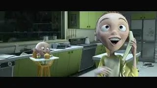 The Incredibles (2004) - Syndrome Shoots Down The Plane With Missiles [UHD]