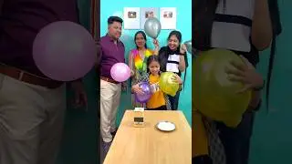 Pop Balloon Fast Challenge 🤣 #shorts #pariishikashorts #pariishika #pariandishika