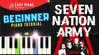 Seven Nation Army - Piano Tutorial for Beginners I Easy Sheet Music PDF I SLOW
