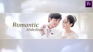 Romantic Wedding Slideshow for Premiere Pro | MOGRT [ perfect for beautiful love story video ]