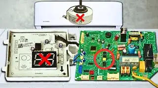 Fan Blower Motor Won't Work When Display Is In Mini Split AC Circuit