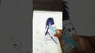 Madara uchiha pen sketch 🥶 | in progress ✍️ #shorts #madara #naruto#shorts #madara #naruto