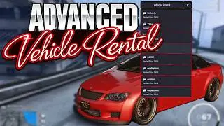 [ESX/QBCore] Advanced Vehicle Rental System [FIVEM]