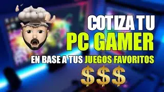 😱 Como CREAR y COTIZAR tu PC GAMER 💻 en base a tus juegos favoritos 🎮