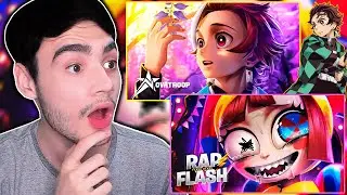 REACTs | Águas Ardentes - Tanjiro Kamado // Sanidade Mental (The Amazing Digital Circus)