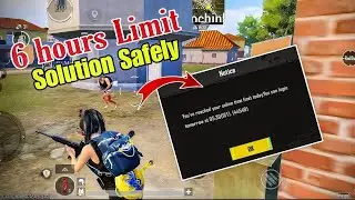 BGMI 6 HOURS LIMIT SOLUTION 🥰 HOW TO REMOVE TIME LIMIT IN BGMI | ANDROID & IOS |4.1 UPDATE | PUBG