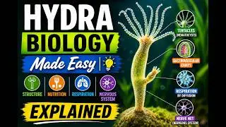 Hydra- Locomotion, nutrition, respiration, excretion, nervous system, behaviours