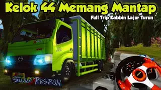 MOD BUSSID V3.7.1 | FULL TRIP TRUK HINO DUTRO MENURUNI MAP KELOK 44 BUS SIMULATOR INDONESIA