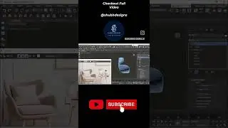 Full Video : https://youtu.be/N7BKt3m5xUU#3DModeling,#VrayTutorial,#LuciaWingsChair