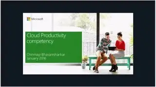 Cloud Competency Attainment: Cloud Productivity competency