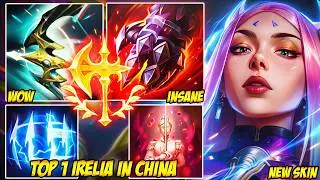 Wild Rift China Top 1 Irelia - NEON DAREDEVIL IRELIA IS HERE (New Skin)