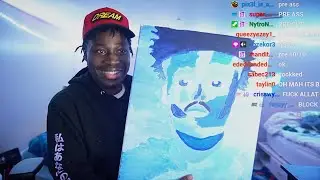 Blueryai Shows Off A Painting He Made💀