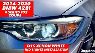 2014-2020 BMW 428i COUPE 4 SERIES F32 XENON WHITE D1S HID BULB HEADLIGHT INSTALLATION