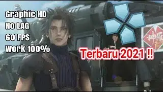 Cara setting Crisis Core : FINAL FANTASY 7 PPSSPP NO LAG, GRAFIK HD & Gameplay