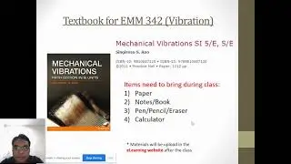 EMM352 Lecture 1: Introduction to Vibration