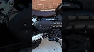 Triumph scrambler 1200 XC getting all black, little by little!! #triumph #triumphnation