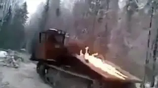 Human Vs Tractor Only In Russia