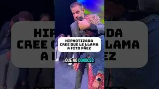 Hipnotizada cree que le llama Fito Páez (Jorge ASTYARO)