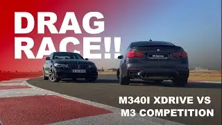 BMW M340i xDrive VS BMW M3 Competition (F80) Drag Race!!