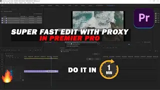 🔥 PROXY! NO PROBLEM NOW EDIT FAST IN PREMIER PRO ✅