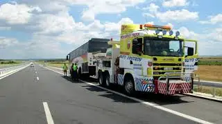 Репатриране на автобус Bova от АМ Марица за ремонт