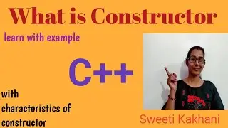 What is Constructor | Characteristic of constructor