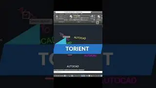 Torient command in autocad 