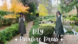 DIY Pinafore Dress With Pockets