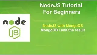 NodeJS With MongoDB Limit Example