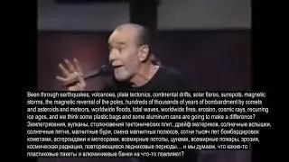 46 Eng-Rus George Carlin (Plastic; Save Earth)