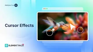 How to Use Cursor Effects Extension by Element Pack Pro in Elementor