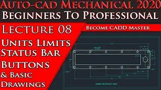 AutoCAD Mechanical Tutorial For Beginner | AutoCAD Tutorial for Mechanical Engineering| Digital CADD