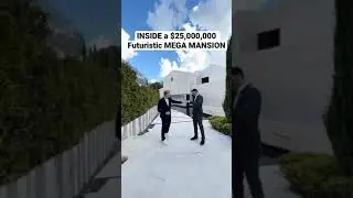 Futuristic $25,000,000 Modern MEGA MANSION 
