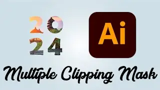 How to multiple clipping masks in Adobe Illustrator