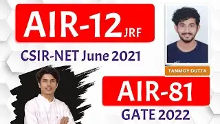 CSIR NET June 2021 Topper Interview Chemistry|NET Chemical Science Topper Marks 2021 MadChem Results
