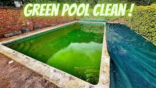 GREEN POOL CLEAN With a review of the Dreame Z1 Pro 😎😎