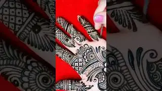 Simple mehndi design | easy mehandi #shorts #short #mehndi #mehandi #mehndidesign