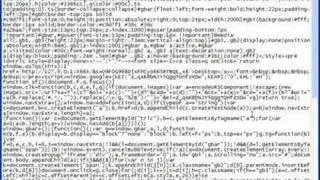 View the source code (HTML) for a web page in IE7