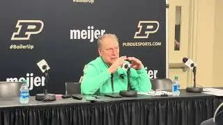 Tom Izzo After Michigan State Loses at Purdue