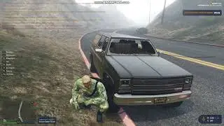 Бешенный и бесстрашный таксист в GTA 5 RP