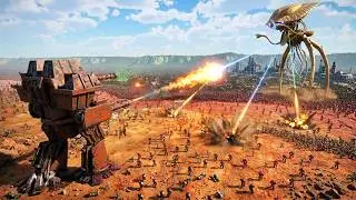 SPACE MARINE vs 4 MILLION Xenomorphs & Tripods! - Ultimate Epic Battle Simulator 2 | UEBS 2