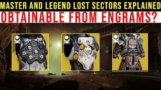 HOW LEGEND AND MASTER LOST SECTOR EXCLUSIVE EXOTIC ARMOR FARMING WORKS? - DESTINY 2
