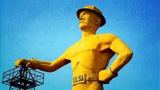 Golden Driller of Tulsa - 6th Tallest Statue in The United States