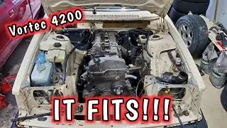 Vortec 4200 TEST FIT In Volvo 240 Wagon EXCLAMATION POINTS
