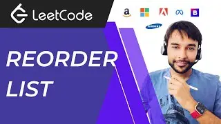 Reorder List (LeetCode 143) | Full Solution with 3 step process and animations