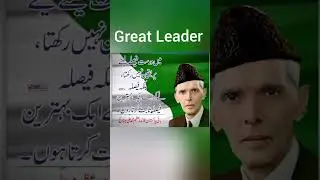 Great Leader #qaideazam #pakistan #pakistanipolitician