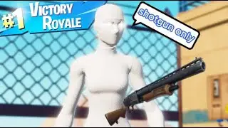 Can i win with only shotgun in Fortnite!!!