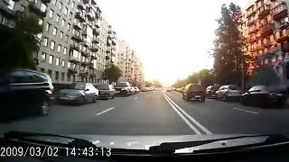 Погоня ДПС за vw Passat, с эпичной концовкой